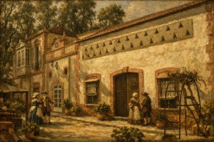 Recreación del Cortijo de Casablanca.