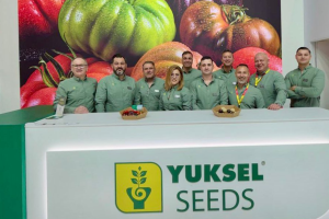 La delegación de Yuksel Seeds en Berlín estos días.