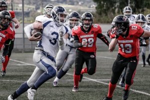 Imagen de un partido de los Barbarians del pasado año 2025.