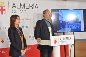 Antonio Casimiro, concejal de Ciudad Activa y Deportes junto a Sacramento Sánchez, edil de Obras Públicas