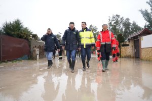 Juanma Moreno visita Córdoba para evaluar los daños por el temporal.