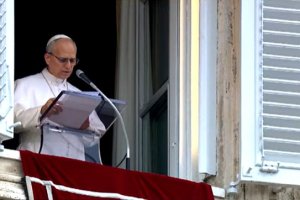El Papa León XIV, durante el rezo del ángelus del domingo 8 de febrero, cuando hablo de Huércal-Overa y el beato Cura Valera.