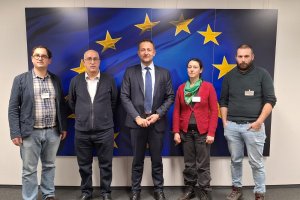 Reunión con el Comisario de Agricultura el pasado mes de enero