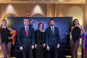 Presencia almeriense en la gala de los Premios Excellence de Cruceros