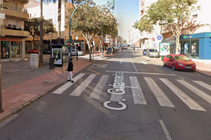 Calle Granada, una de las vías por las que transitó la familia de camino a la FAAM.
