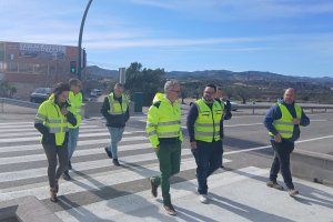 Obras de mejora en la carretera de Zurgena.