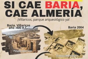 Detalle del cartel elaborado para el acto de este sábado.