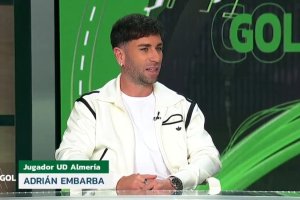 Embarba fue protagonista el domingo por la noche en el programa ‘Gol a Gol’ de Canal Sur Televisión que dirige el periodista ejidense Ángel Acién.