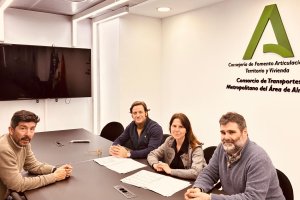 Reunión de trabajo del Consorcio de Transporte Metropolitano del Área de Almería