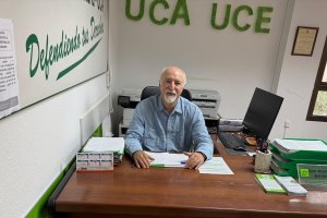 José Antonio Díaz Roda, presidente de la Unión de Consumidores de Almería (UCA).