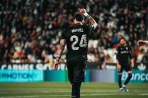 Miguel de la Fuente en el Albacete-Almería.