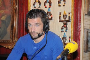 Javi Ruiz en su etapa rojiblanca cuando venía de competir en Primera.