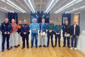 Junta Local de Seguridad en Huércal de Almería.