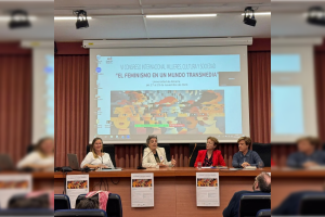 Foto de archivo de pasadas ediciones del Congreso Internacional Mujeres, Cultura y Sociedad.