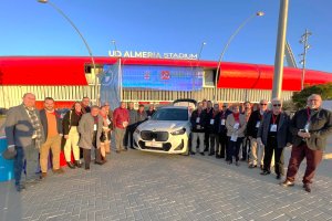 El Foro Cultural 3 Taurinos 3 en el partido contra el S.D Huesca.