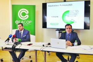 Presentación del balance en la sede de Ceacop.