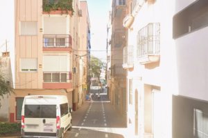 Calle Navarro Darax de la capital, donde tuvo lugar la agresión con arma blanca.