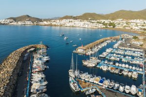 Imagen del puerto de San José, en Níjar