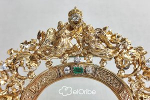 Detalle del nuevo rostrillo de la Virgen del Mar.
