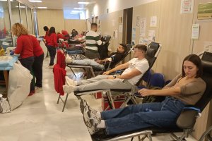 Donación de sangre en Adra.