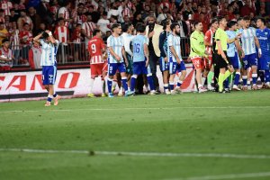 Final muy caliente en el Almería-Málaga.