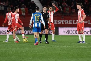 Imagen del Almería-Deportivo en el Estadio de los Juegos Mediterráneos.