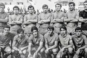 El Adra Club de Fútbol en su primera y única participación en la Copa del Generalísimo.