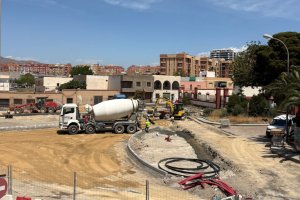 Imagen de las obras en la zona de La Goleta.