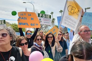 Una de las protestas de las escuelas infantiles por las dificultades por las que atraviesan.