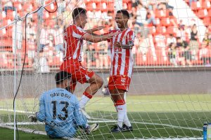 Jonathan Viera en su último partido en el Mediterráneo ante el Cádiz (6-1).