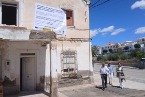 La delegada de Fomento visita en Taberno las obras
