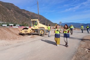 La delegada de Fomento visita las obras