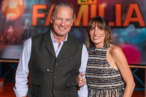 Bertin y su hija Eugenia en 'Noche en familia'.