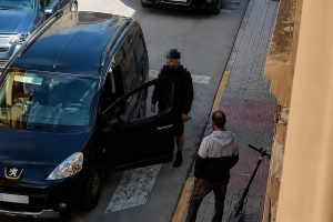 José, en un vídeo grabado por un vecino de Balerma hace tan solo unos días, mantiene una discusión con un comerciante de la localidad ejidense.
