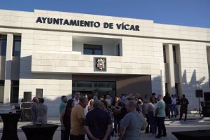 Así luce el 'nuevo' Ayuntamiento de Vícar.