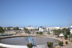 Vista general de la depuradora de El Bobar