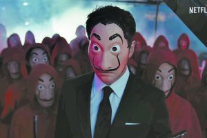 Imagen del anuncio de la expansión del universo de ‘La casa de papel’ dirigido por el almeriense Willy Rodríguez.