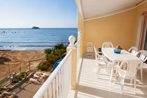 Las vistas de una vivienda en la costa almeriense.