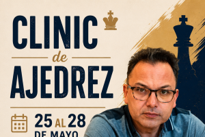 El ‘Clinic de Ajedrez’ se desarrollará del 25 al 28 de mayo, en horario de 18:00 a 20:00 horas, en Espacio Alma.
