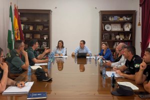 Reunión de la Junta Local de Seguridad de Vera.