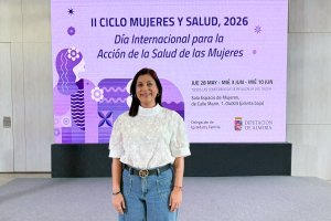 La diputada Lorena Nieto.