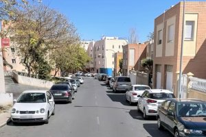 Calle Jacinto Benavente de Huércal de Almería.