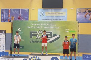 Alejandro Guijarro en lo más alto del podio.
