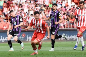 Sergio Arribas, máximo goleador de Segunda con 25 goles, debe ser el pilar del Almería para afrontar el Play Off.