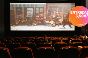 Imagen de archivo de un cine.
