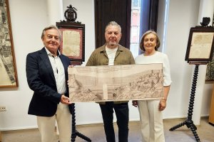 El Archivo Municipal recibe una copia de un plano inédito del ‘Puente de Bayyana’