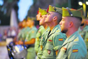 Imagen de archivo de un grupo de legionarios.