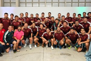 Los bomberos de Almería triunfan en el campeonato de España de fútbol.