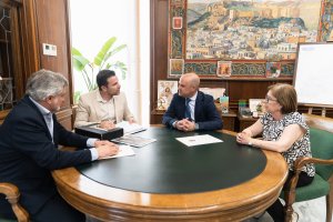 Encuentro entre Diputación y Aspapros.