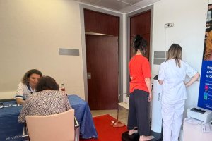 Trabajo en una consulta de Vithas Almería